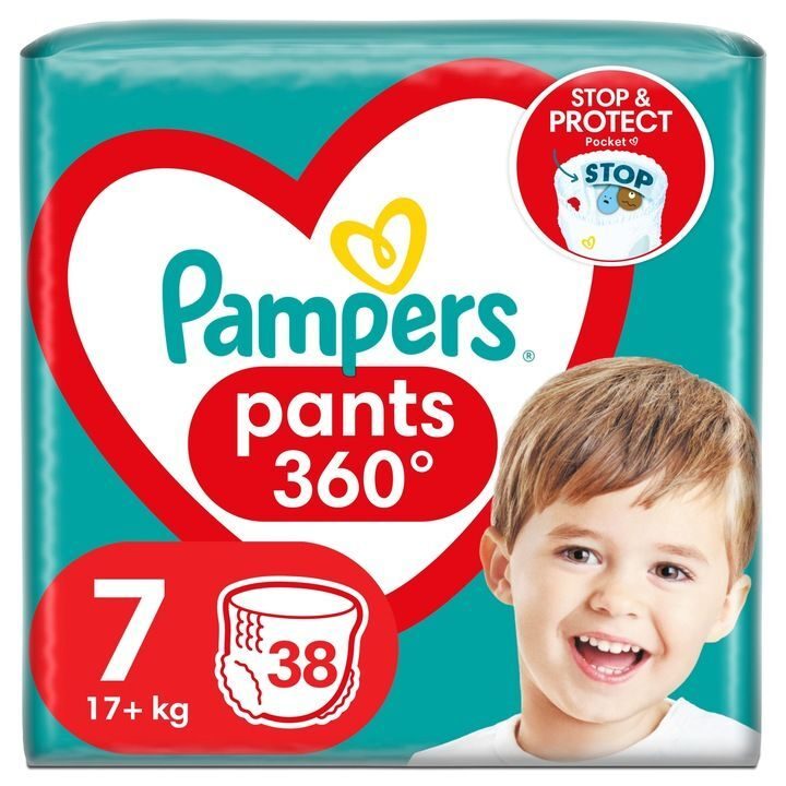 Pampers Windeln Jumbo-Packungen 7 - 38 Stück ab 17 kg