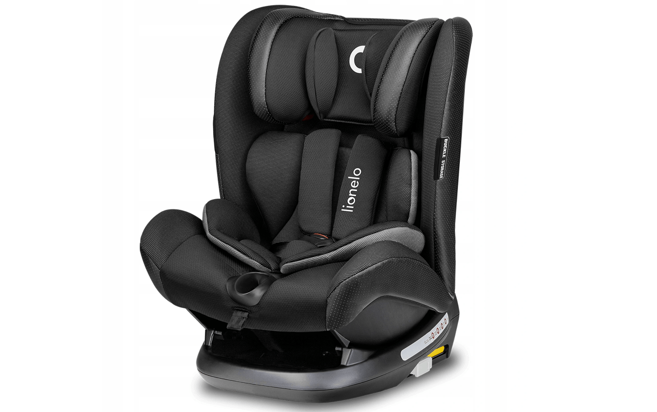 Fotelik dziecięcy Lionelo GUARD+++ SAFETY czarny Fotelik samochodowy 9-36kg Isofix Zabezpieczenie boczne górnego paska Fotelik dziecięcy Lionelo GUARD+++ SAFETY czarny Fotelik samochodowy 9-36kg Isofix Zabezpieczenie boczne górnego paska