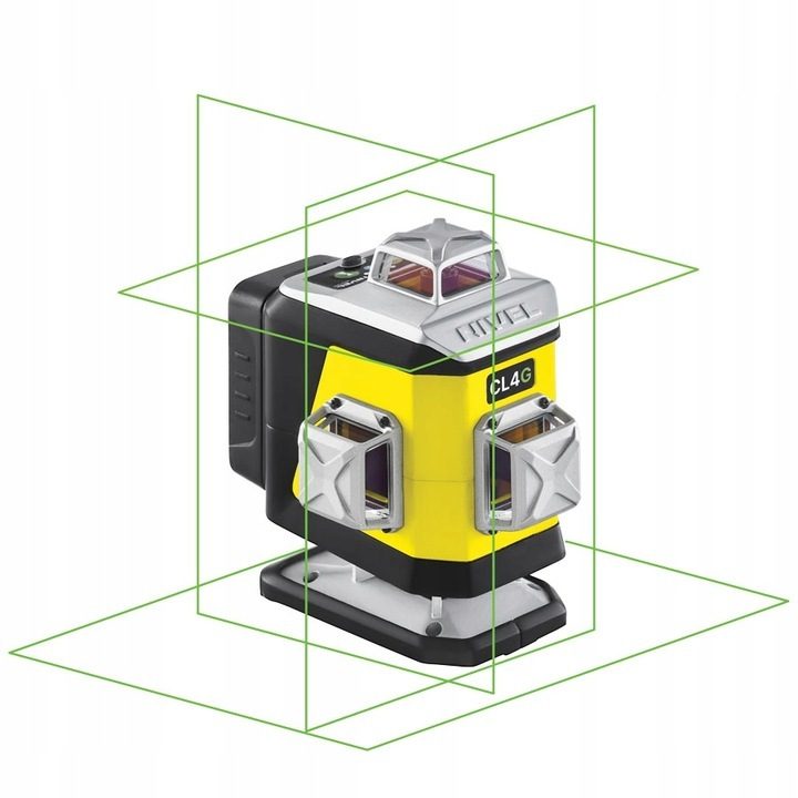NIVEL SYSTEM CROSS LASER CL4G GREEN Set Vermessung Baustelle GalaBau