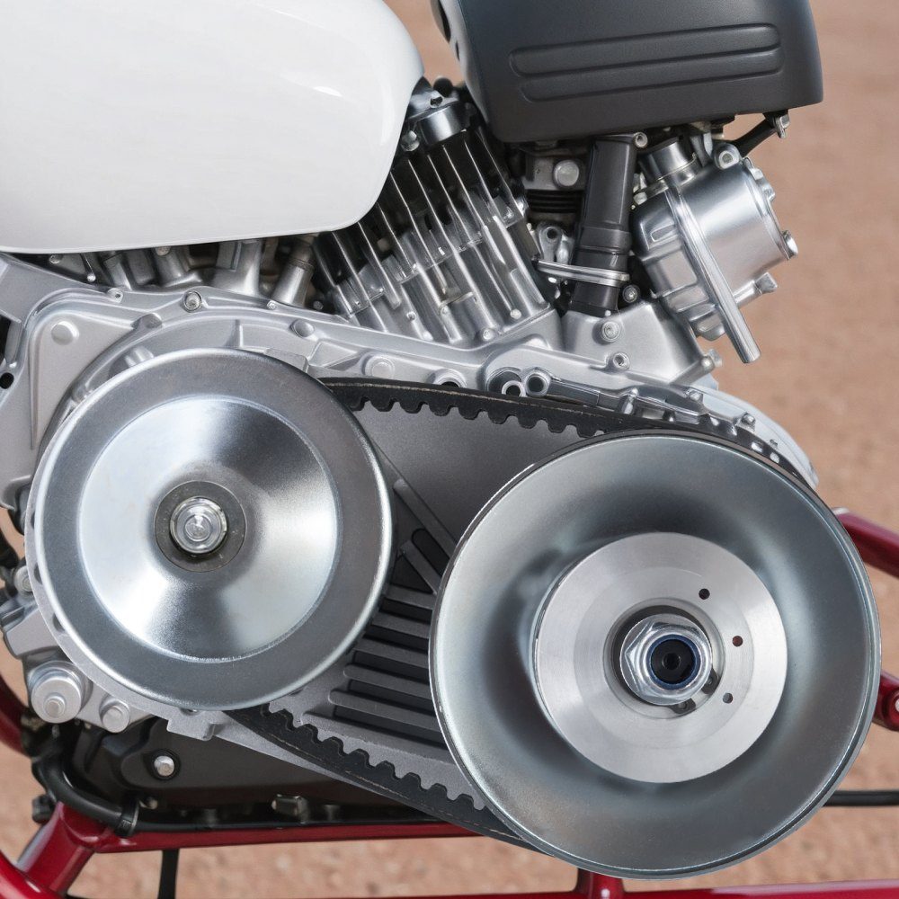 Embrayage d'entraînement Moteur de 2 à 8 CV, embrayage d'entraînement haute résistance de 2 000 tr/min avec roues asymétriques et courroie en caoutchouc robuste, embrayage stable et durable avec accessoires complets