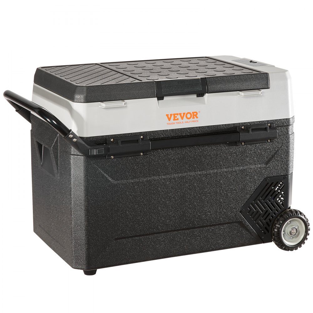 38L koelbox 12/24V draagbare koelkast, elektrische vrieskast Kleine vriezer -20 ~ 10℃, elektrische compressor koelbox 820 x 470 x 440 mm voor auto, camping, vrachtwagen, boot enz.