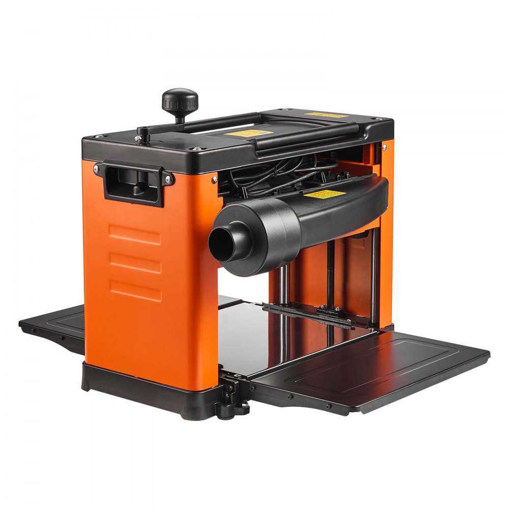 Raboteuse d'épaisseur, raboteuse à bois de table de travail de 330 mm de large, tête de coupe en spirale avec 24 inserts, moteur 2000 W 23 500 tr/min, vitesse unique, pour bois dur et tendre Raboteuse d'épaisseur, raboteuse à bois de table de travail de 330 mm de large, tête de coupe en spirale avec 24 inserts, moteur 2000 W 23 500 tr/min, vitesse unique, pour bois dur et tendre