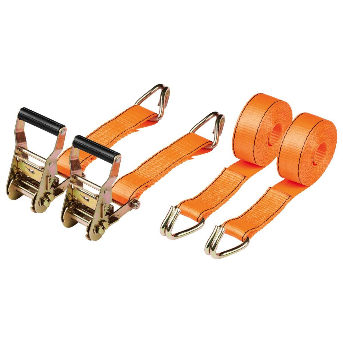 ULTIMATE SPEED® Schwerlast-Ratschenspanngurte-Set, 2-teilig / Ratschenspanngurte-Set, 4-teilig