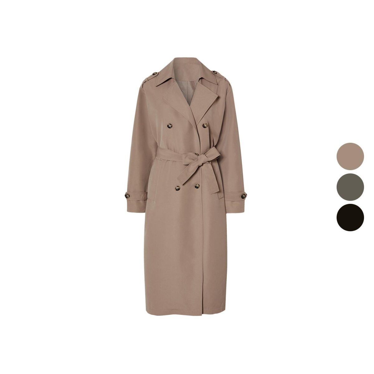 esmara® women's trench coat, oversize fit