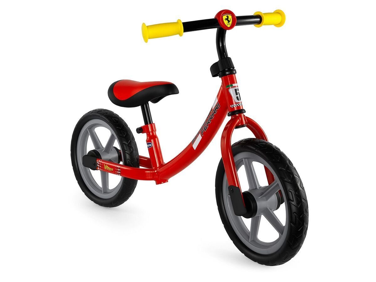 Chicco “Ferrari” balance bike, ultra-light metal frame, from 2 years