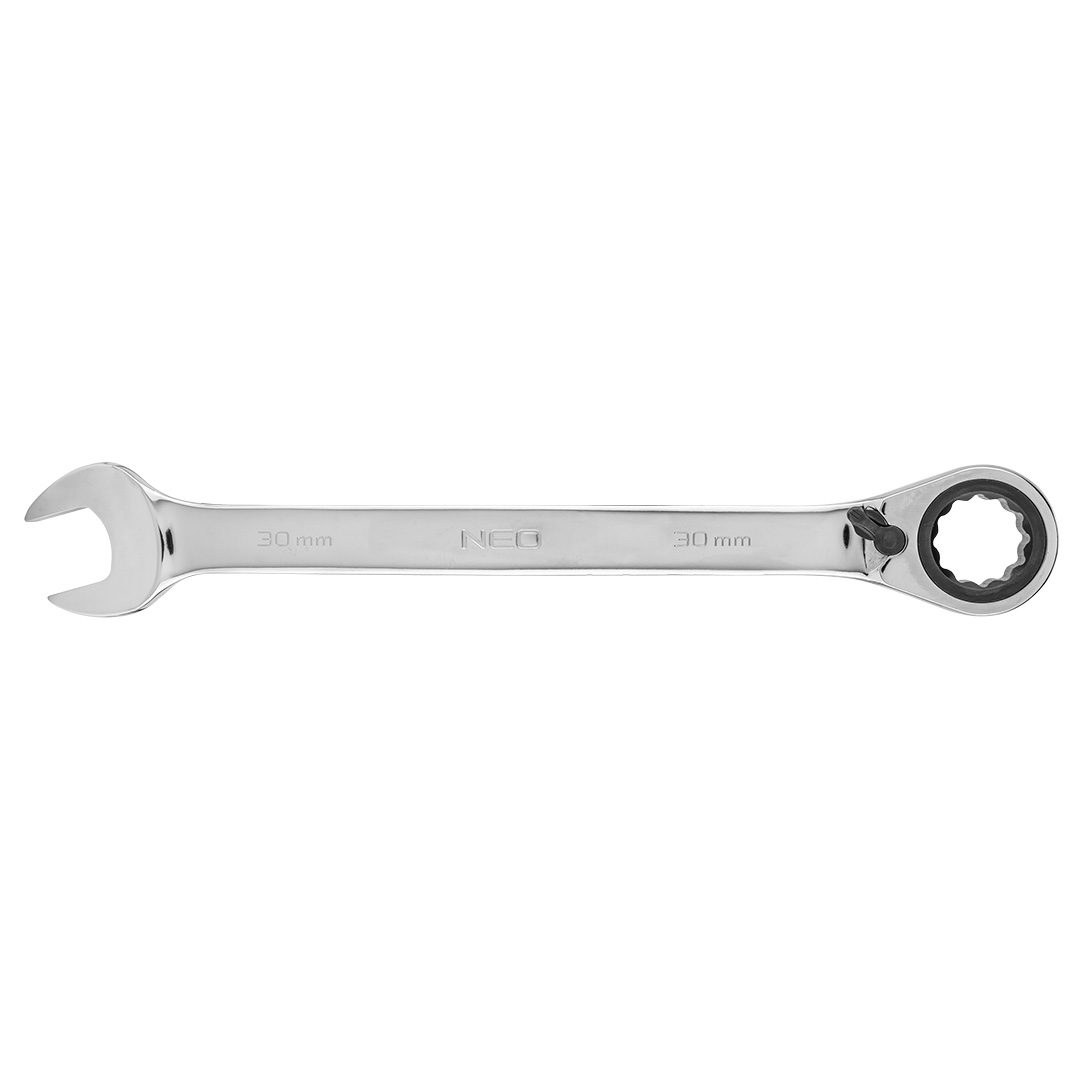 Combination wrench with ratchet