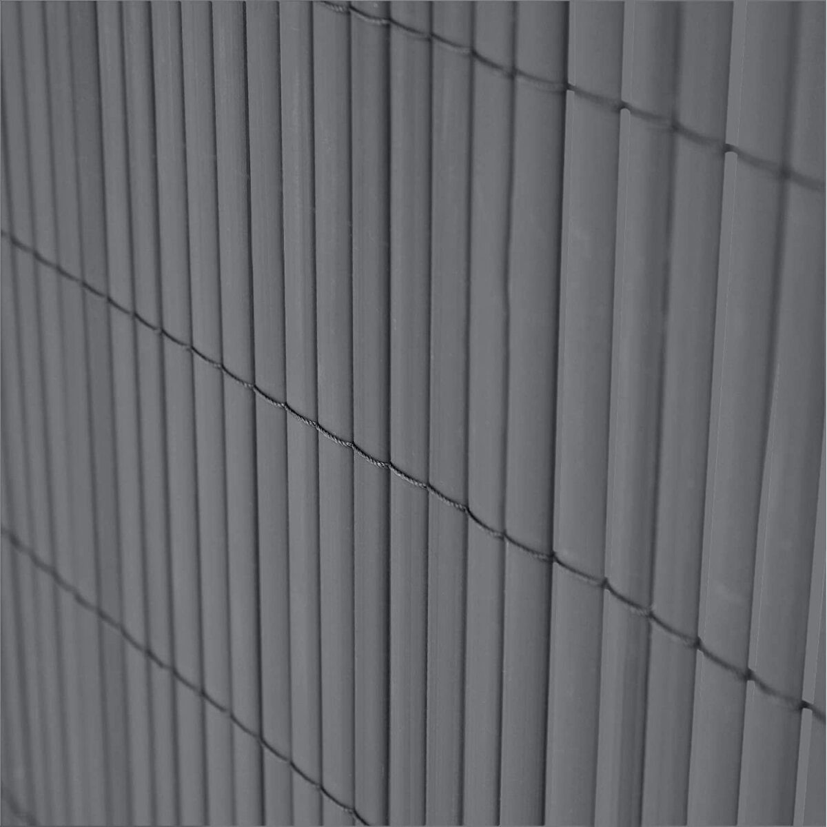Ribelli Sichtschutzzaun Sichtschutz PVC ca. 1 x 3 m Anthrazit