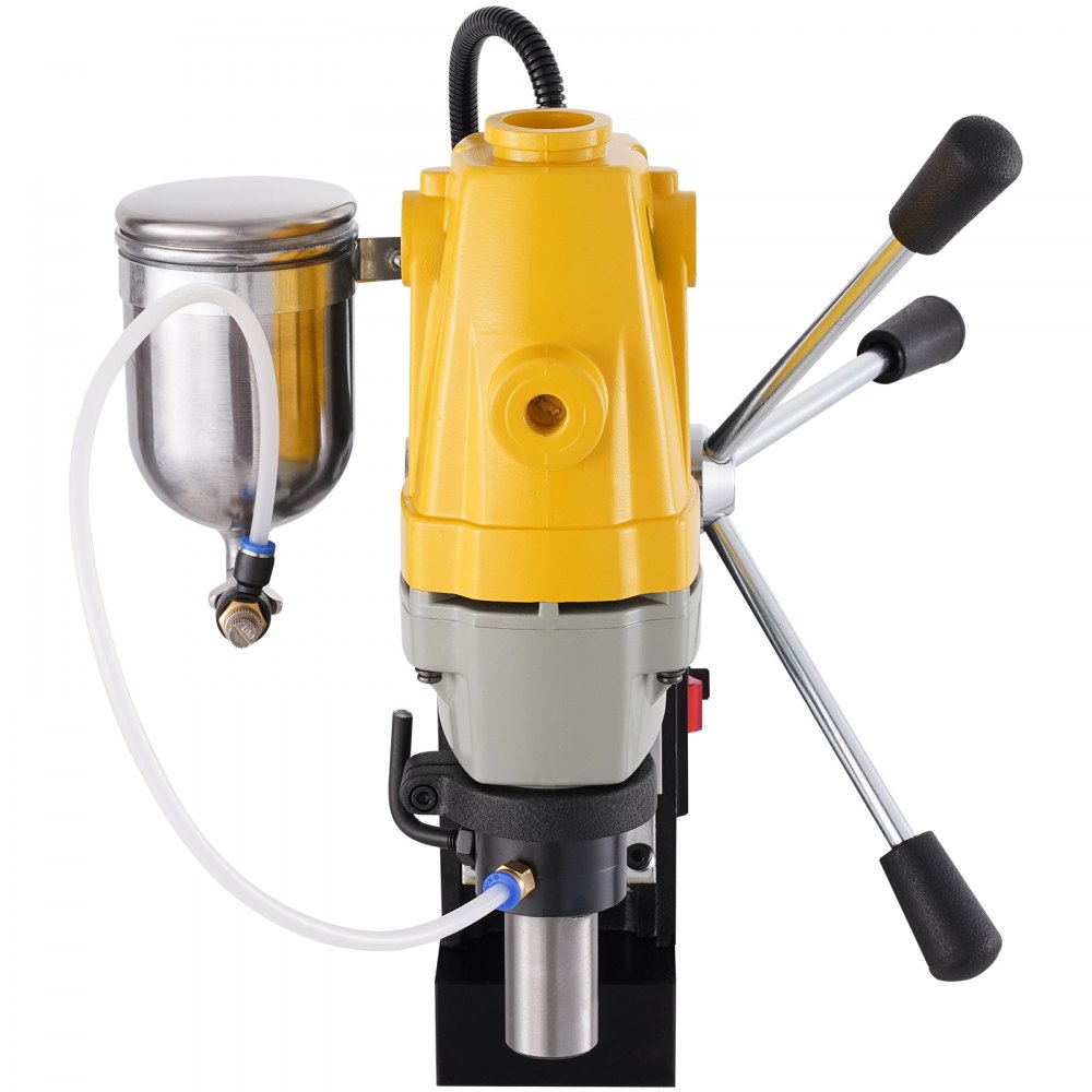 Perceuse magnétique de 1 100 W avec un diamètre de perçage de 40 mm Perceuse magnétique MD40 Système de perceuse magnétique à force magnétique de 12 000 N 670 tr/min avec jeu de 6 fraises annulaires HSS