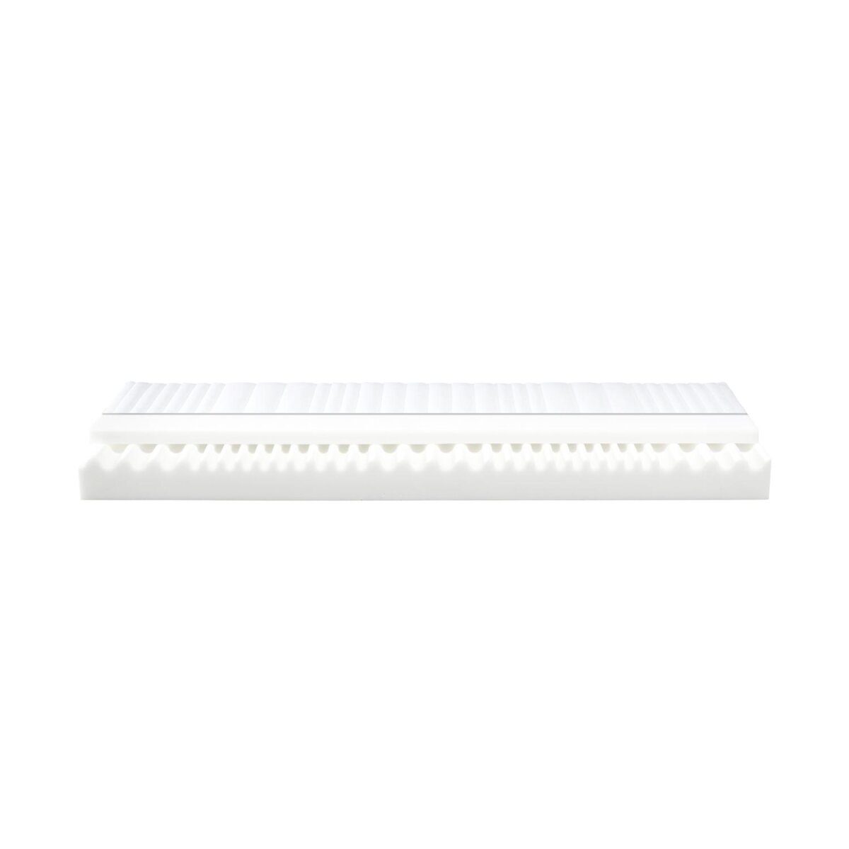 LIVARNO home Matelas mousse confort 7 zones Vagues, H3, 90 x 200 cm