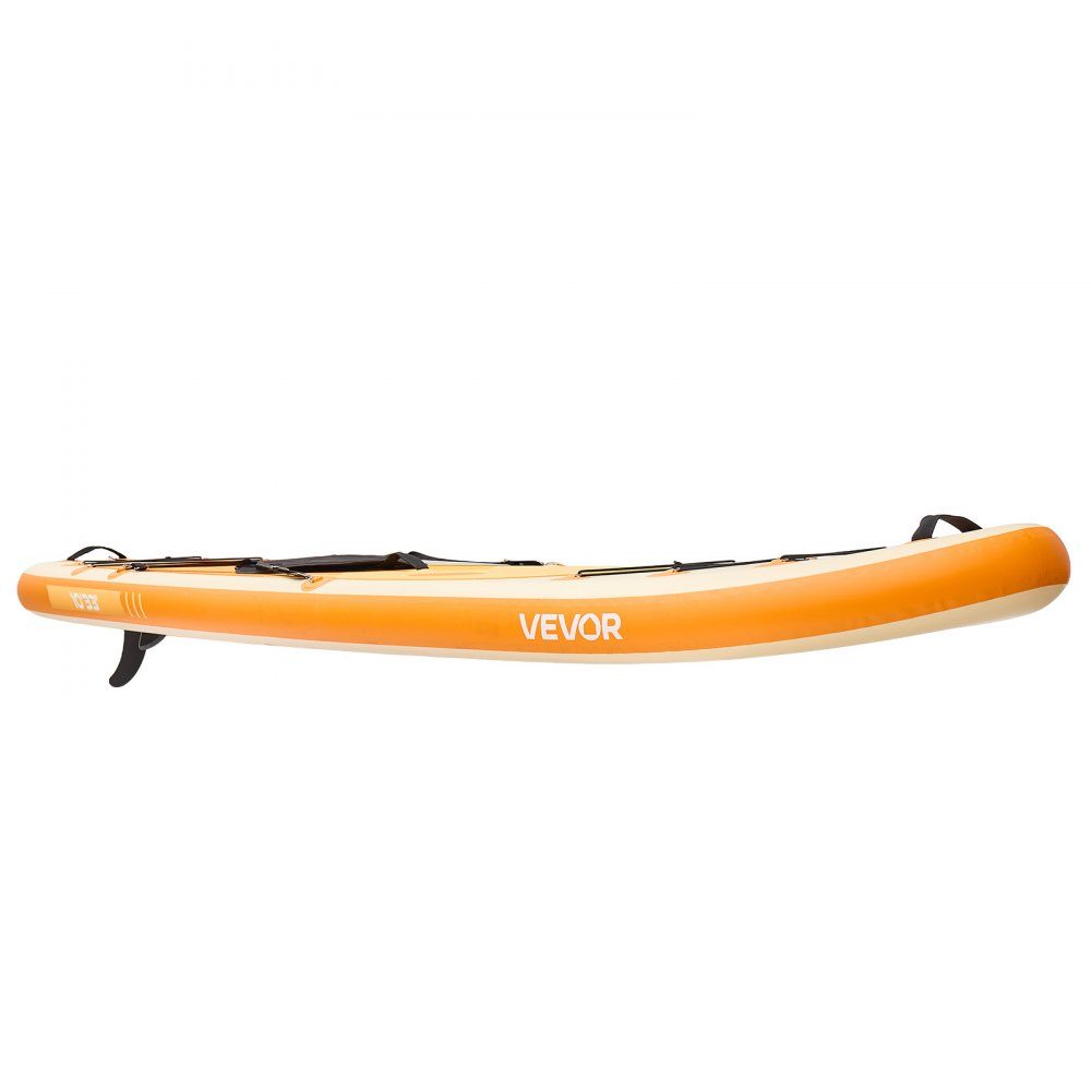 Aufblasbares Stand Up Paddle Board (304,8 x 83,8 x 15,2 cm) Paddleboard mit Sitz, Komplettset inklusive Pumpe, Paddelflosse, Rucksack, Knöchelleinengurt, für Jugendliche und Erwachsene