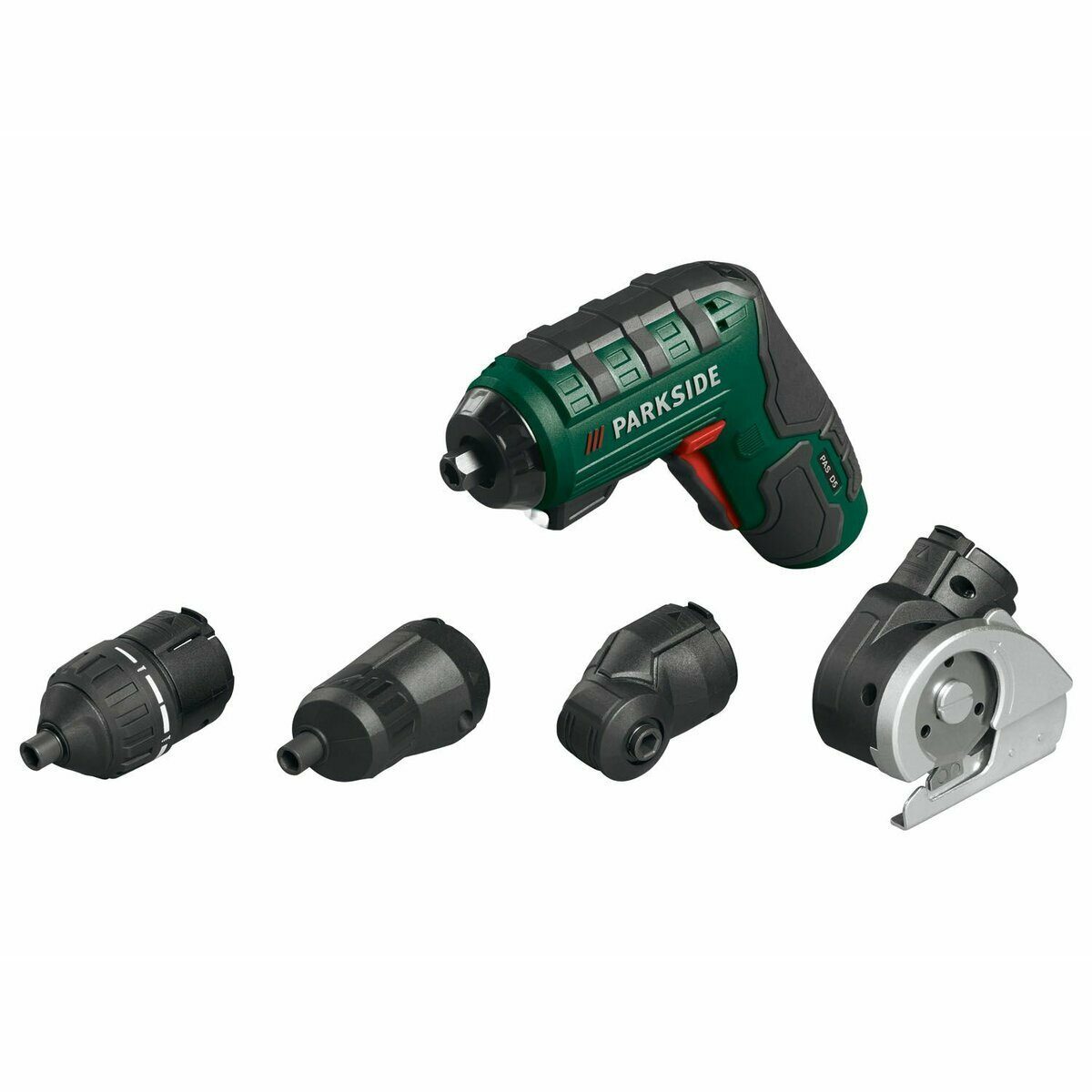 PARKSIDE® cordless screwdriver »PAS 4 D5«, with replacement attachments