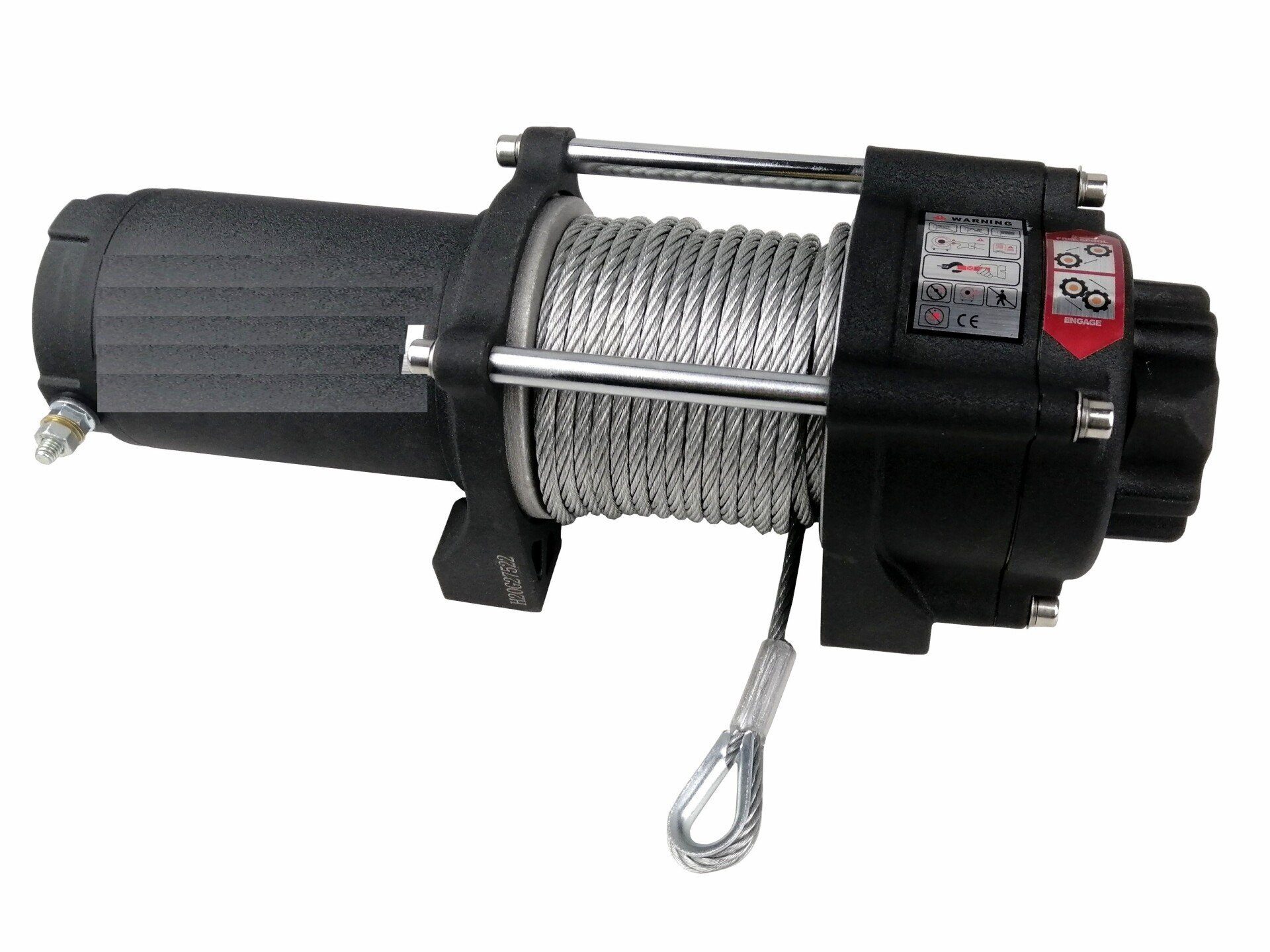 Elektrische Seilwinde XXXL Starter Kit 12V SUV Offroad Abschleppwagen Forstwirtschaft
