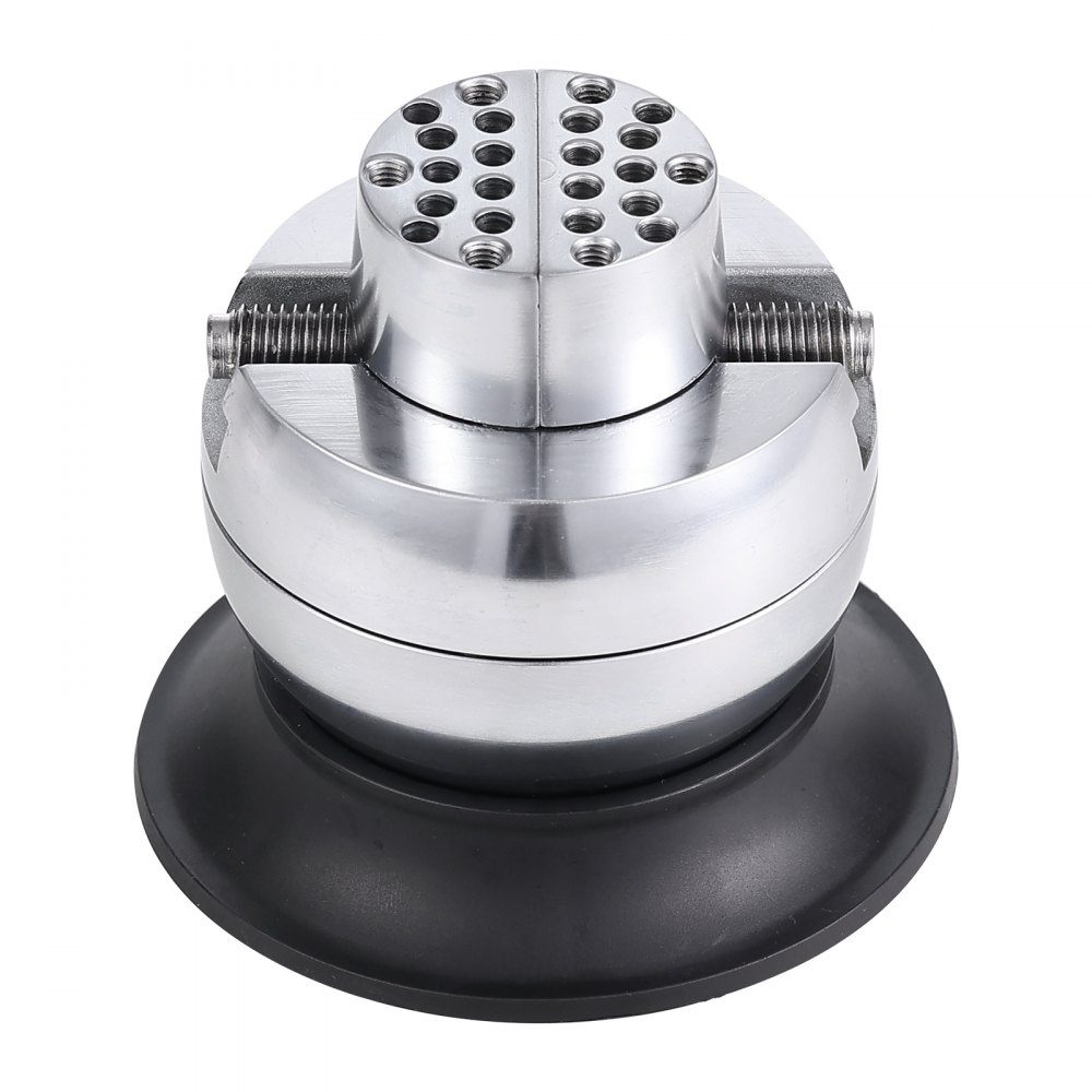 Etau à bille bloc avec 30 pièces, dispositif de réglage du bloc de gravure diamètre 78 mm, étau à bille bloc avec diamants de gravure, jeu complet, fixation à bille et socle en caoutchouc (GRS)