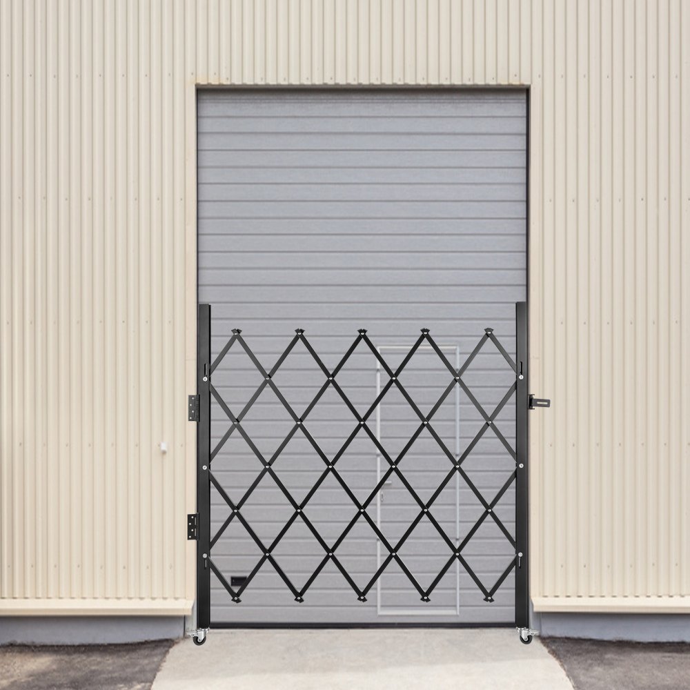 Einzelnes Sicherheitstor, industrielles Einfahrtszaun-Falttürtor, Sicherheitstor aus Stahl, flexibel erweiterbares Sicherheitstor, 360° rollendes Barrikadentor, Scherentor mit Vorhängeschloss Einzelnes Sicherheitstor, industrielles Einfahrtszaun-Falttürtor, Sicherheitstor aus Stahl, flexibel erweiterbares Sicherheitstor, 360° rollendes Barrikadentor, Scherentor mit Vorhängeschloss
