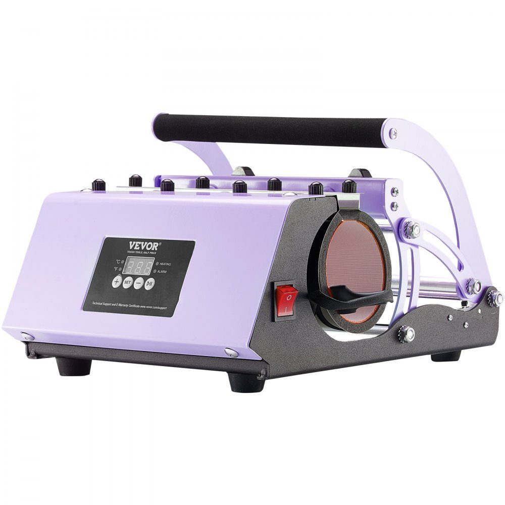 Tumbler Heat Press, 11-30oz mokpers, verwarmt snel en gelijkmatig, Tumbler Press met sublimatiepapier, tape en handschoenen, temperatuur- en tijdinstelling