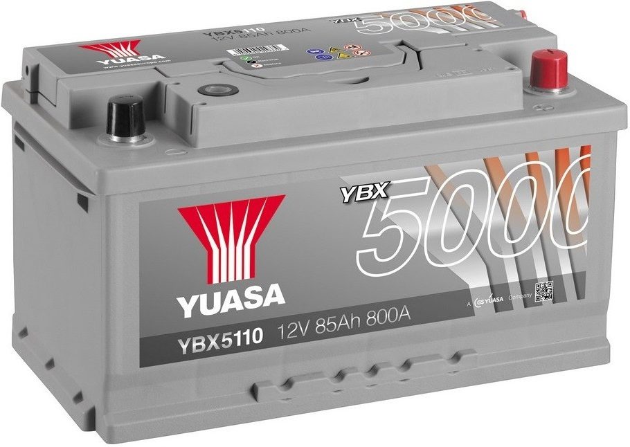 BATTERIE YUASA YBX5110 85AH 800A P+ – Réf. HT-47181