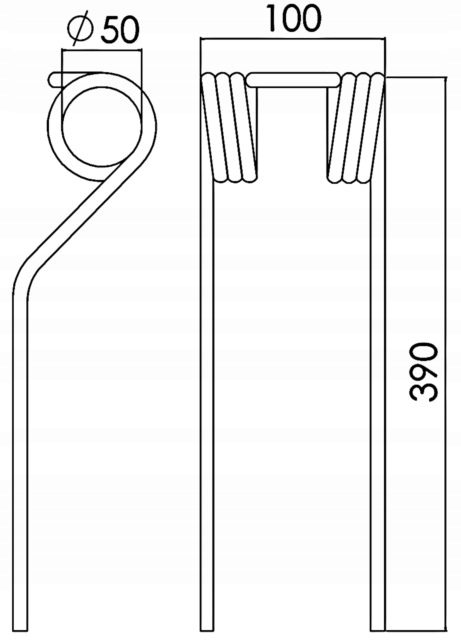 Pick-up Prongs Scraper Finger Thumb Gripper for FELLA 150862 GW409 MOLLIFICIO