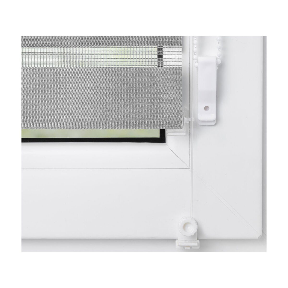 Duo-Rollo Klemmfix, ohne Bohren, gespannt, blickdicht, ab 45 x 150 cm