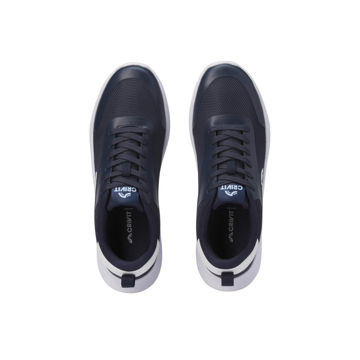 CRIVIT Herren Sportschuhe, mit atmungsaktivem Mesh (marineblau, 43)