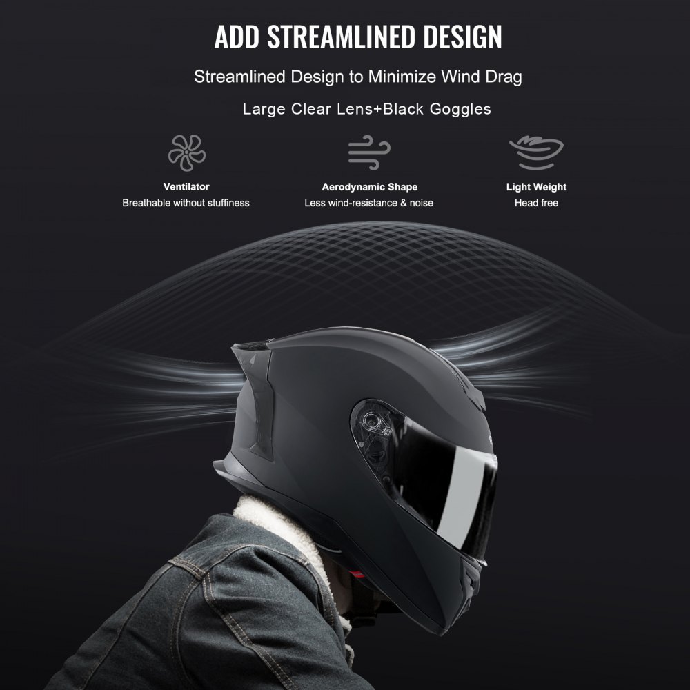 Motorradhelm, Motocross-Helme, Integralhelm, Größe M, Helme aus ABS mit Wechselgläsern, ECE-geprüft, komfortabler Motocross-Helm, für Jugendliche und Erwachsene, Schwarz Motorradhelm, Motocross-Helme, Integralhelm, Größe M, Helme aus ABS mit Wechselgläsern, ECE-geprüft, komfortabler Motocross-Helm, für Jugendliche und Erwachsene, Schwarz