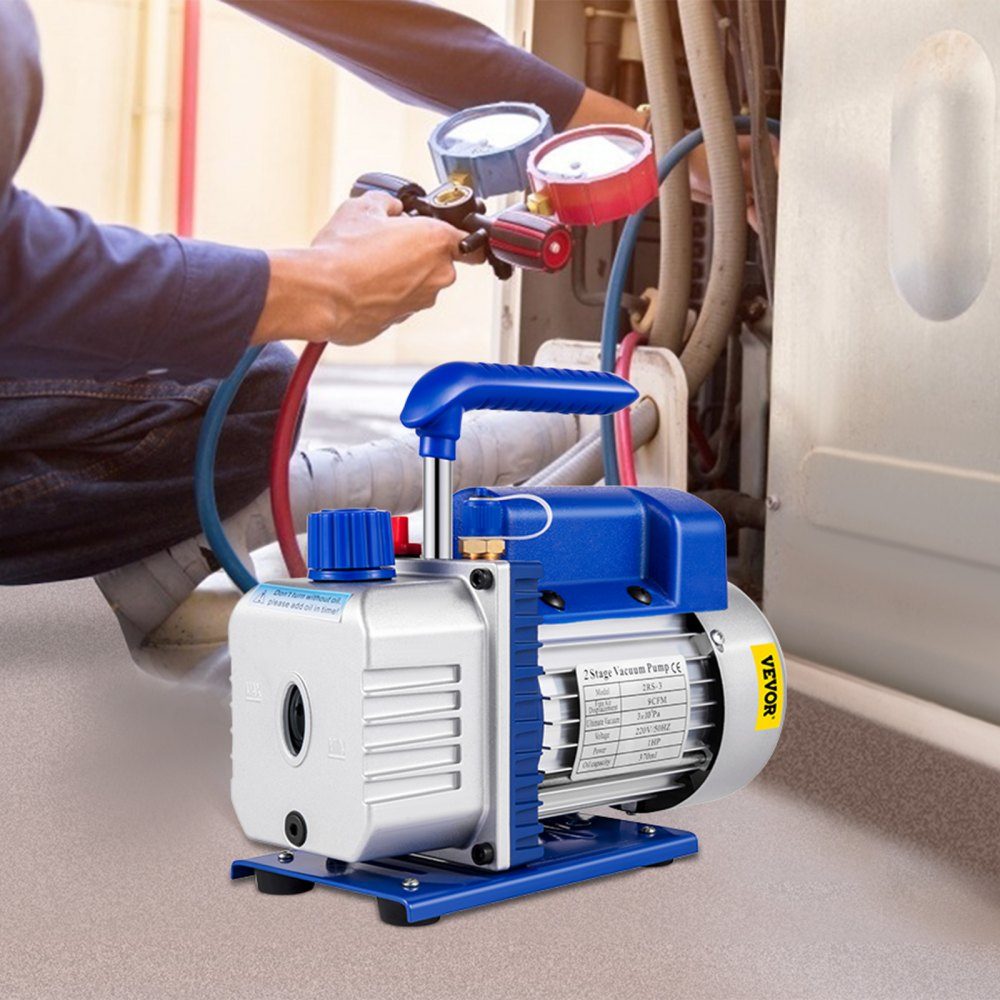 Pompe à vide 370 ml 533 l/min (9 cfm) 746 W (1 HP), pompe à vide 220 V, pompe à vide 1720 U, pompe à vide, pompe à vide – Réf. HT-24595