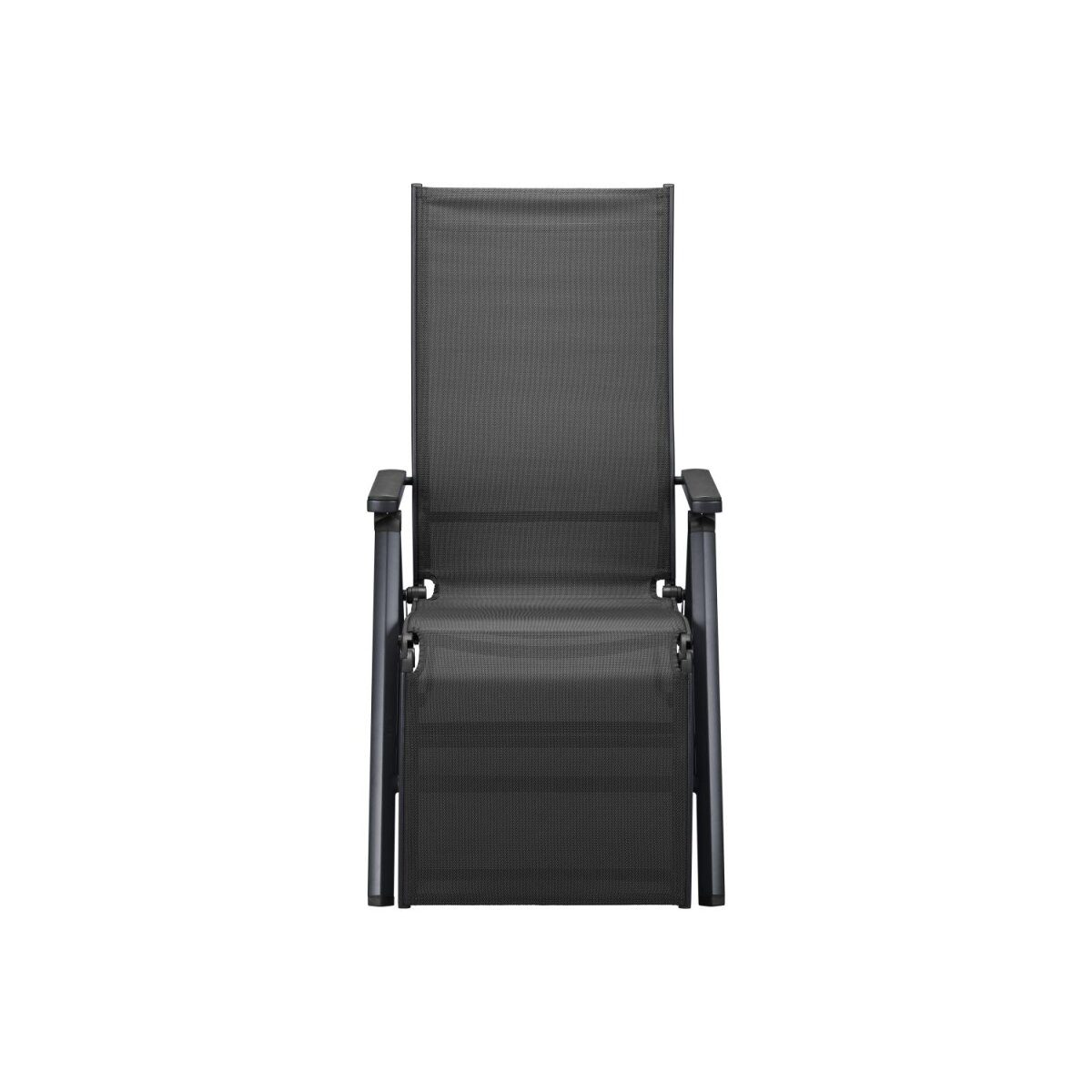 Aluminiowe krzesło relaksacyjne LIVARNO HOME „Houston”, szare