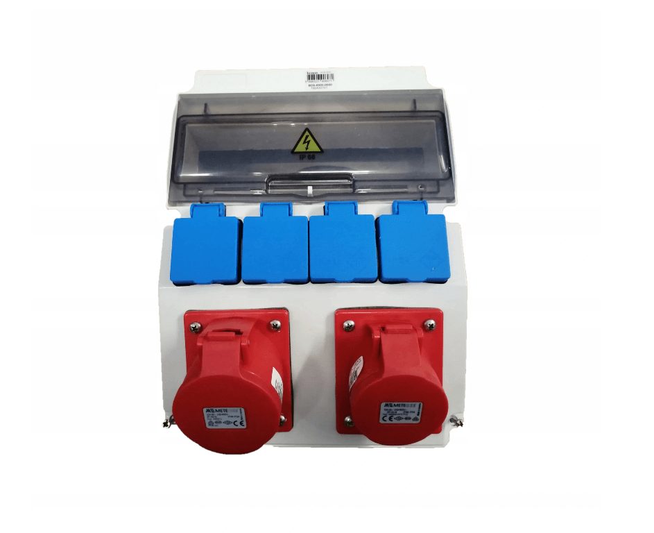#WYPRZEDAŻ# Rozdzielacz elektryczny ścienny 1x 16A / 32A 4x230V gniazdo zasilania budowlanego