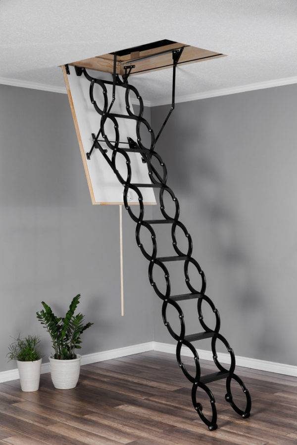 Scherentreppe Dachbodentreppe Dachbodentreppe Lagertreppe Großer wärmegedämmter U-Wert U = 1,22 W/m²k Auswahl der Maße