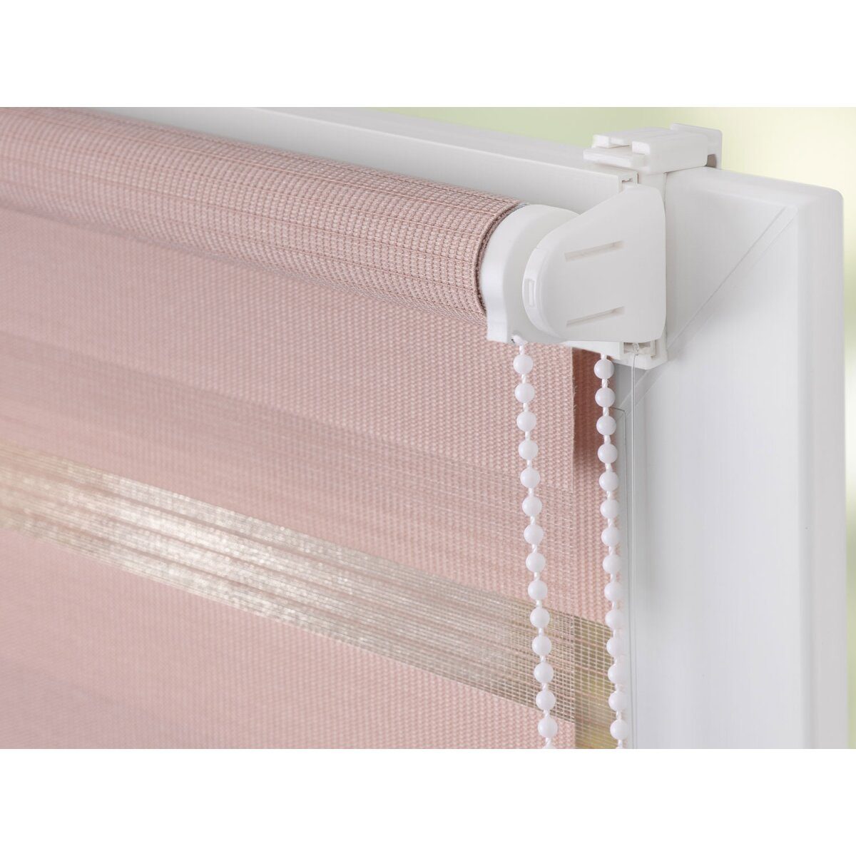 Duo-Rollo Klemmfix, ohne Bohren, gespannt, blickdicht, ab 45 x 150 cm