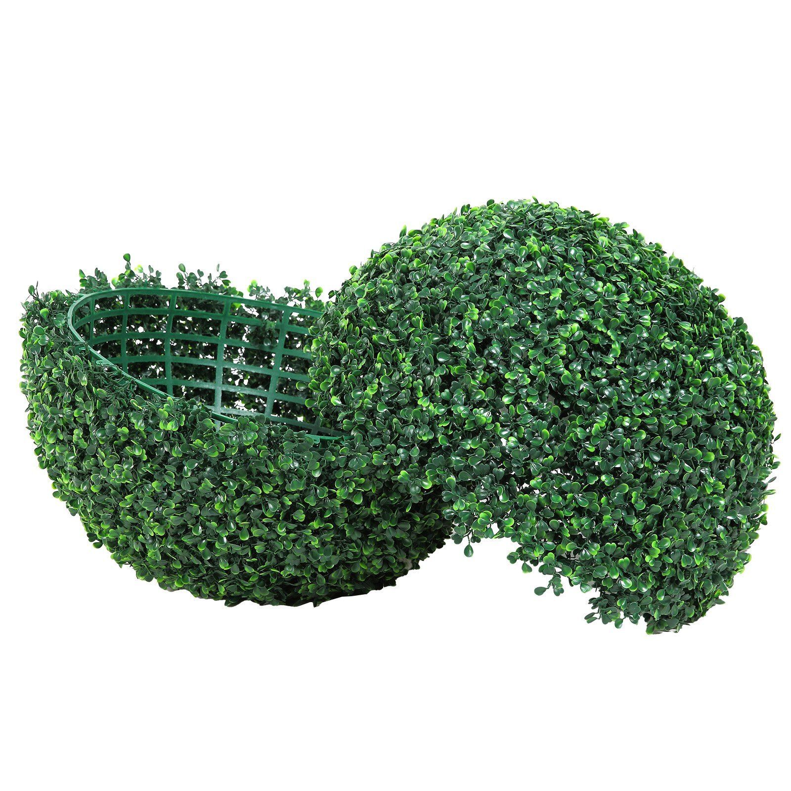 2x Buchsbaumkugel Künstlich Ø40,6cm Garten Deko Buchsbaum Kugel künstlich Buchskugel Kunstpflanze aus PE, Holz, PP inkl. 4 Stk. Dekorative Schmetterlinge und 10 Stk. Ersatzblätter 2x Buchsbaumkugel Künstlich Ø40,6cm Garten Deko Buchsbaum Kugel künstlich Buchskugel Kunstpflanze aus PE, Holz, PP inkl. 4 Stk. Dekorative Schmetterlinge und 10 Stk. Ersatzblätter