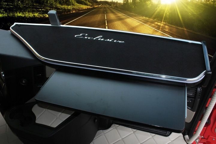 TV-REGAL Regal Arbeitstisch TIR MERCEDES ACTROS MP4 GROßES Set