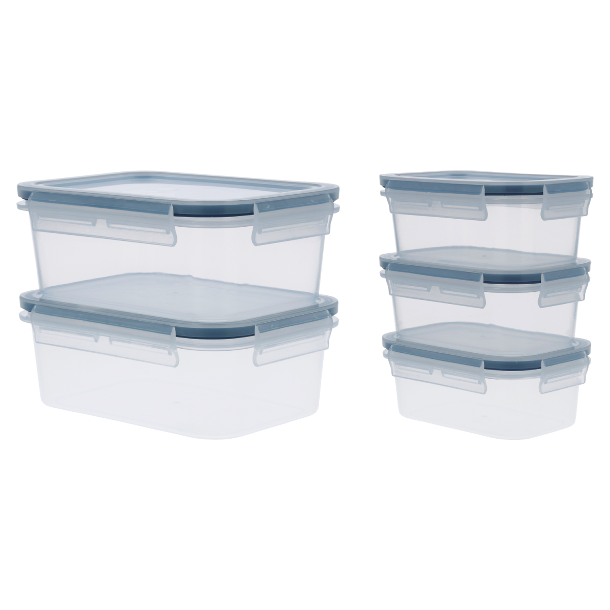 SILVERCREST® voedselbewaarcontainers met kliksluiting (blikje met deksel, set van 2)