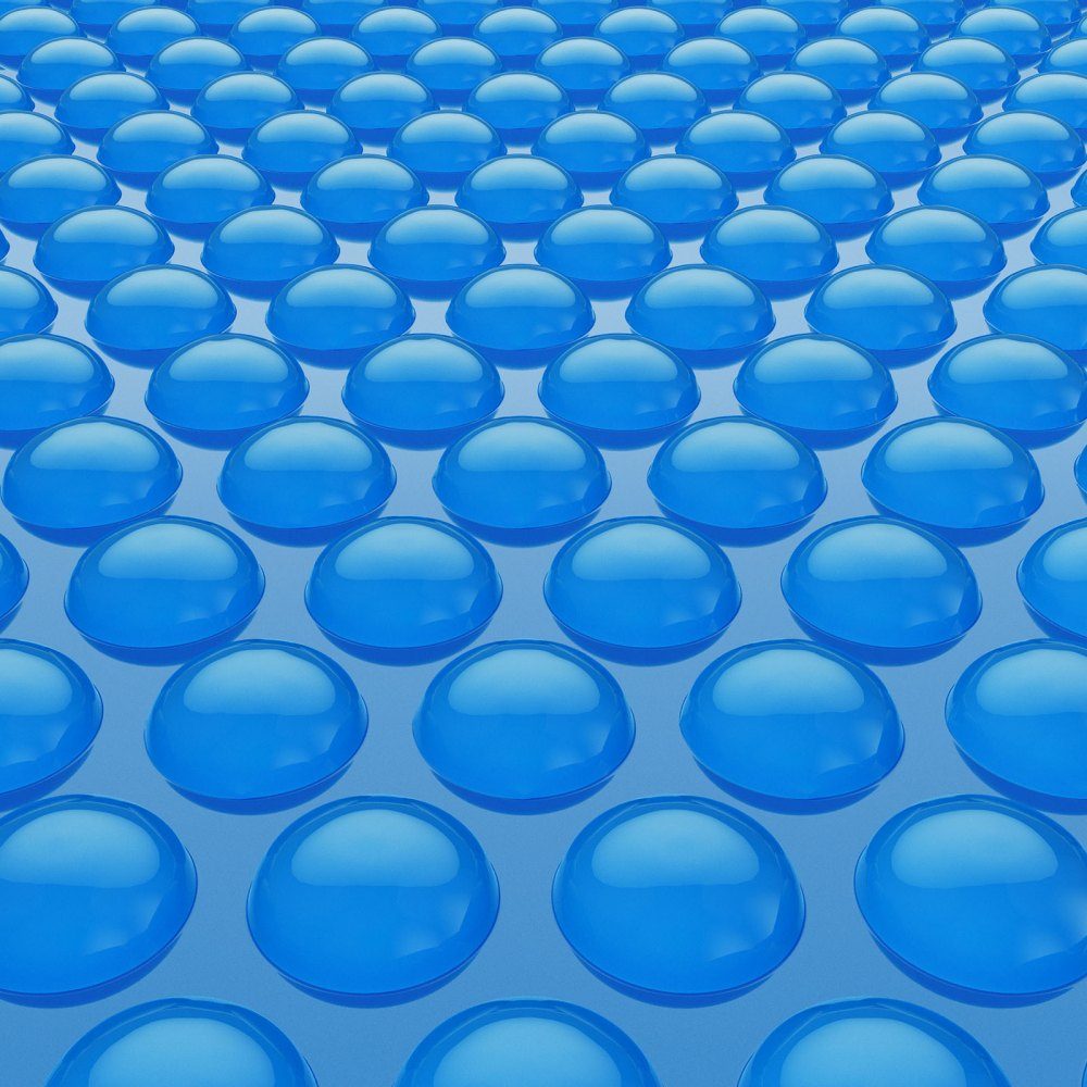 Zonnezeil voor zwembad rond φ7315mm, zonnefilm, 0,3 mm zonnedeken voor zwembad met luchtkussen en PE-materiaal, warmteopname overdag, warmteopslag 's nachts, zonneafdekkingen, blauw