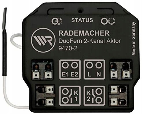 Rademacher 9470-2 RolloHomeControl DuoFern uniwersalny siłownik 2-kanałowy (35140262 Rademacher 9470-2 RolloHomeControl DuoFern uniwersalny siłownik 2-kanałowy (35140262
