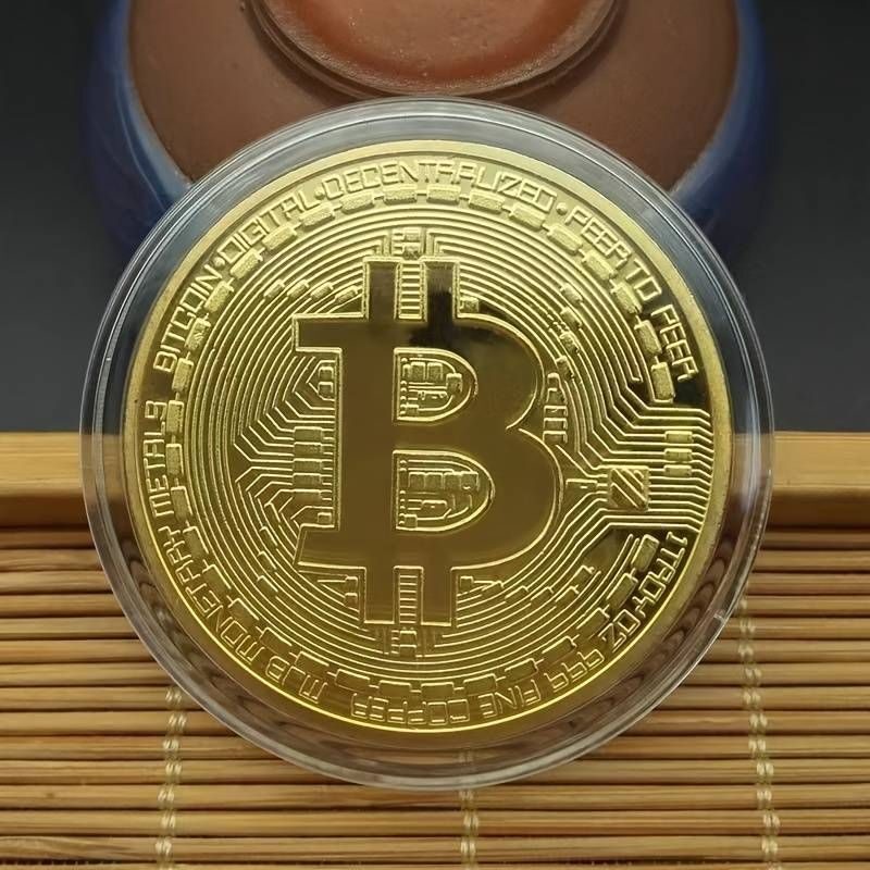 Monnaie virtuelle Bitcoin, médaille Bitcoin, pièces commémoratives du commerce extérieur, pièces en métal, artisanat, cadeaux d'affaires