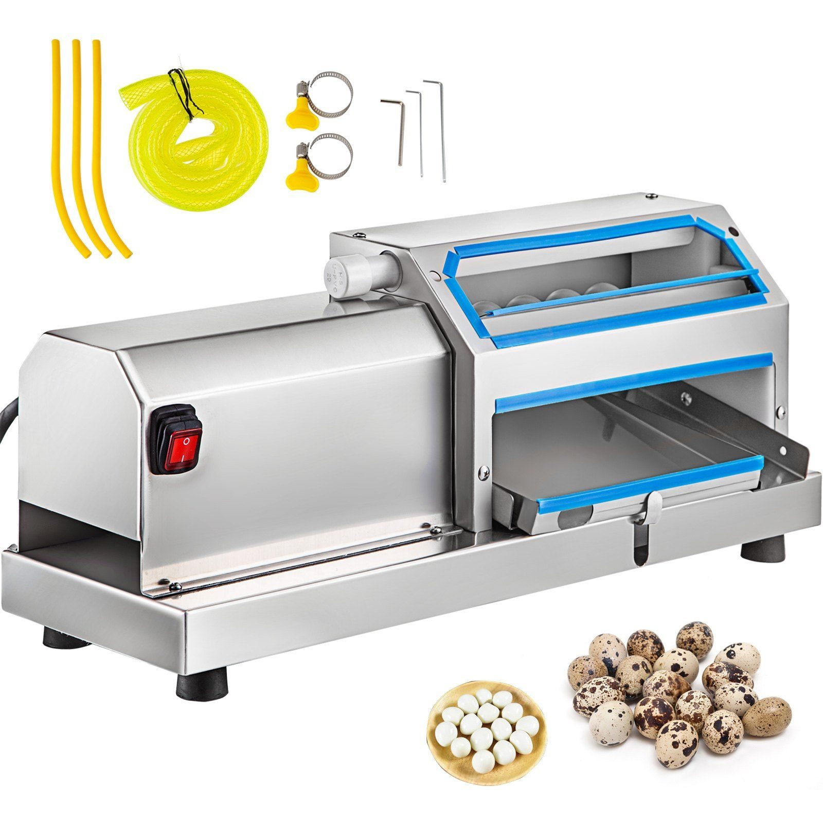 Fully automatic quail egg peeler – efficient and space-saving
