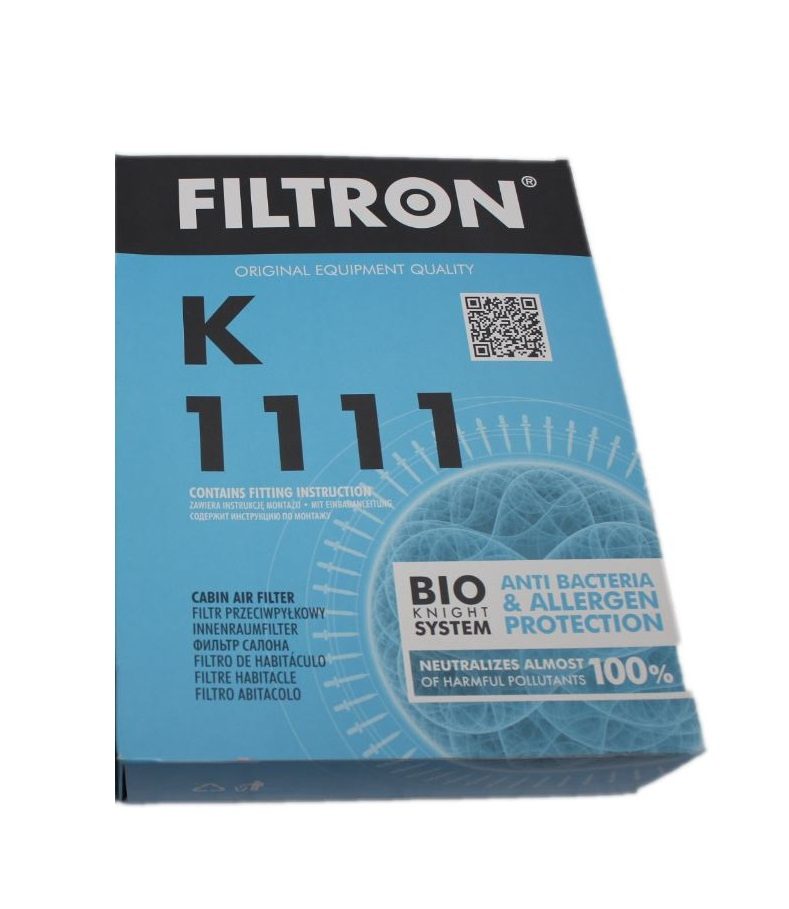 FILTRON cabin filter FILTRON K 1111 – Audi · SEAT · SKODA – Part No. HT-48139