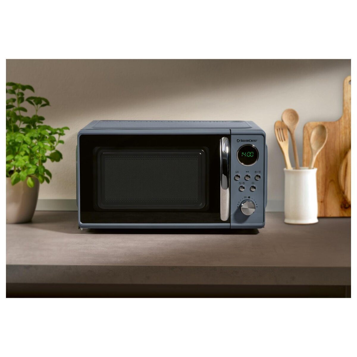 Micro-ondes SILVERCREST® « SMWC 700 D1 », au design rétro, anthracite