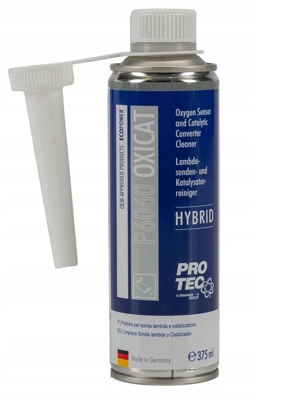 ProTec Oxicat Hybrid nettoie l'échantillon de catalyseur de manière additive ProTec Oxicat Hybrid nettoie l'échantillon de catalyseur de manière additive