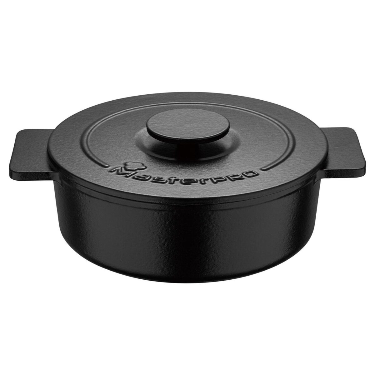 Masterpro Gusseisen-Auflaufform Eternal, Ø 29cm (schwarz)