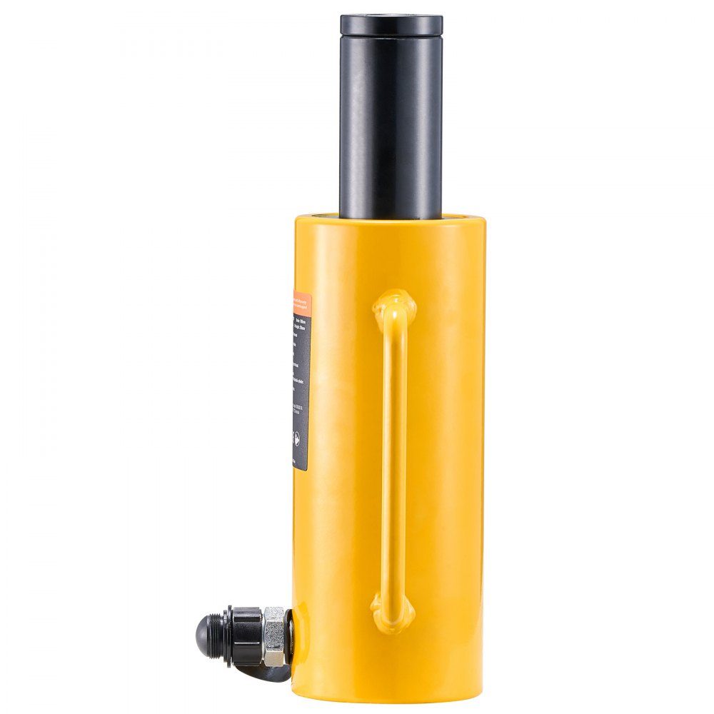 Hydraulic cylinder jack capacity 20T hydraulic cylinder 100mm stroke single-acting portable yellow hydraulic cylinder