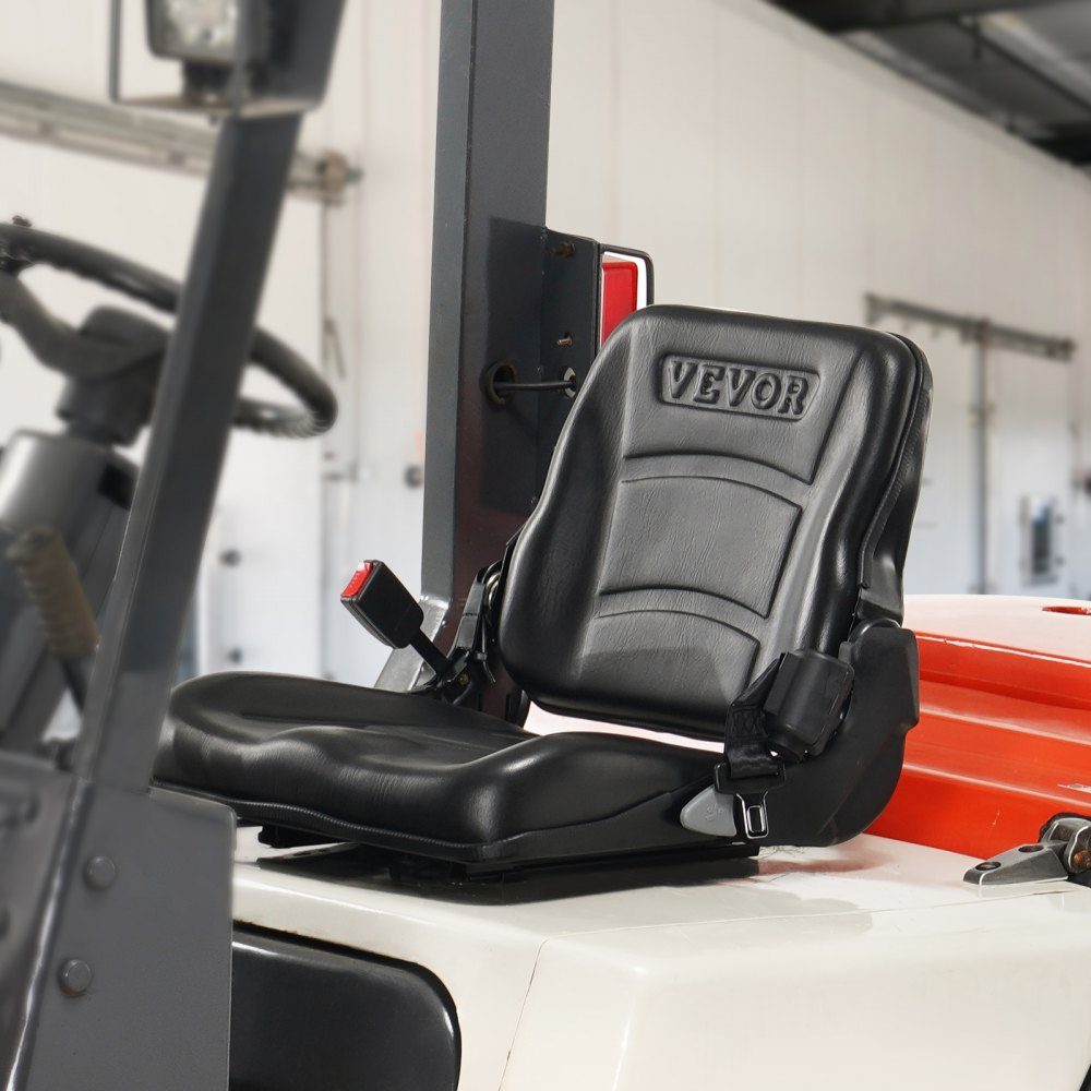 Tractor Seat 530 x 520 x 455mm 160-340mm Tractor Seat Universal Tractor Seat Tractor Seat Tractor Seat Forklift PVC 12.9kg for most mechanical seats such as forklifts