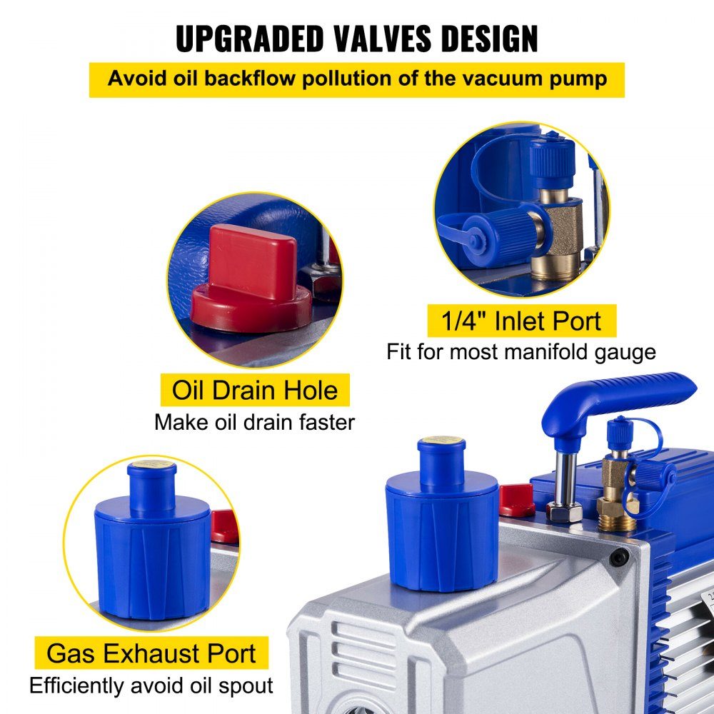 Vacuum pump 220V vacuum pump vacuum device pump 1HP vacuum pump vacuum pump