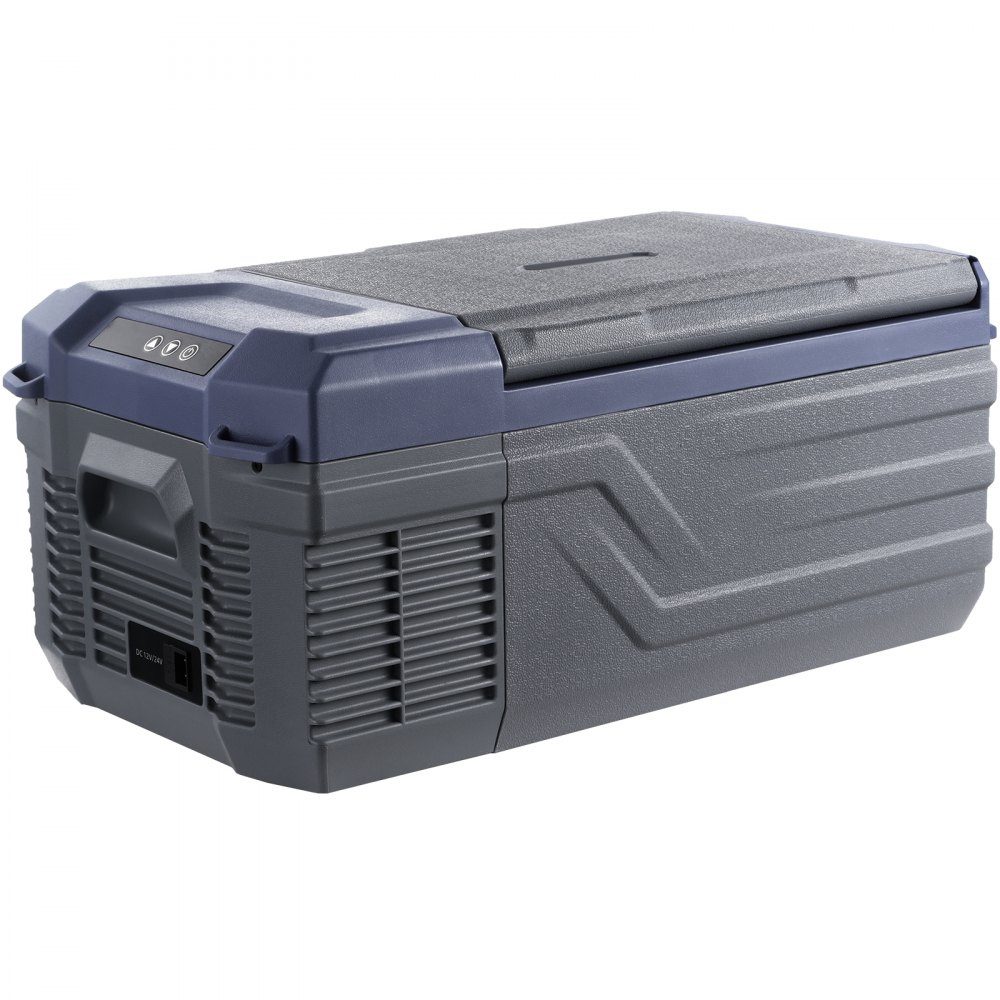 Car Refrigerator, 12V Car Fridge, Portable 15L Single Zone Freezer, Adjustable Range from -4℉ to 68℉, 12/24V DC und 100-240-V-AC- Compressor Cooler for Outdoor, Camping, RV