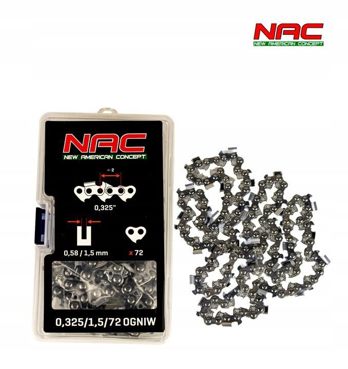 18" kettingzaagketting NAC 72 schakels 0,325" x 1,5 mm TT CS5200