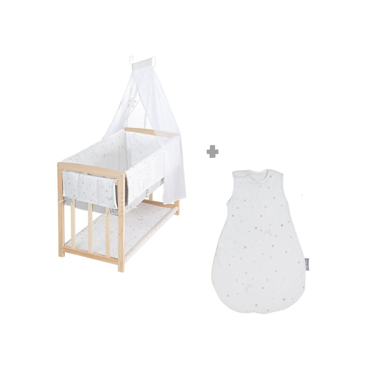 roba room bed 4-in-1, with sleeping bag, star magic