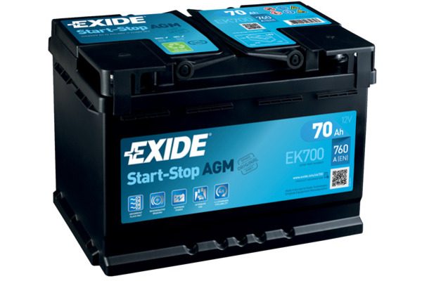 EXIDE PREMIUM AGM EK700 12V 70Ah 760A – Artikelnr. HT-47261