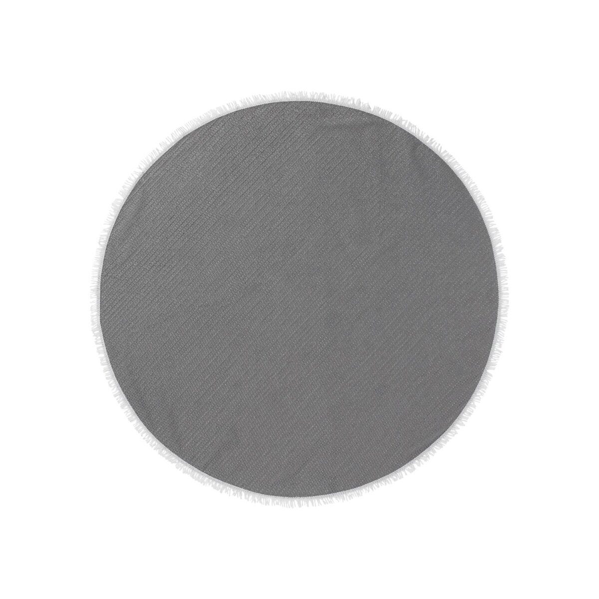 LIVARNO Home tuintafelkleed, 130 x 160 cm (rond, grijs)