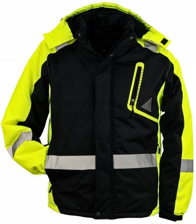 Men's warm work jacket - insulated winter jacket with protection and style