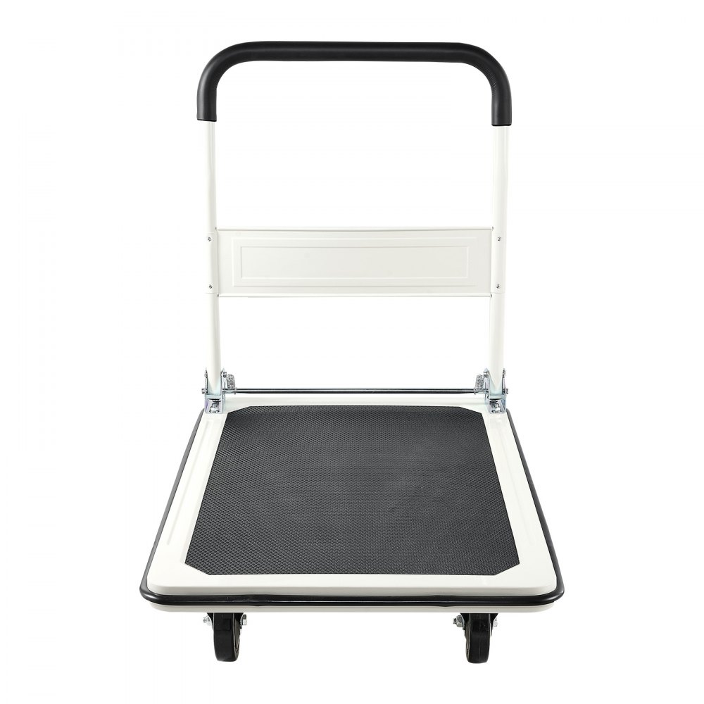 Foldable platform trolley 300 kg, transport trolley with swivel castor, hand trolley loading area with anti-slip coating, transport aid for easy storage, 900x610x870 mm trolley Foldable platform trolley 300 kg, transport trolley with swivel castor, hand trolley loading area with anti-slip coating, transport aid for easy storage, 900x610x870 mm trolley